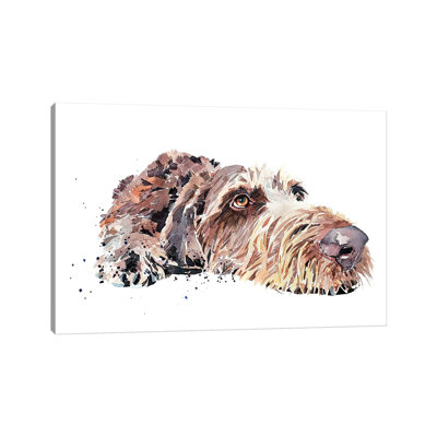 " Wirehaired German Pointer " Painting Print