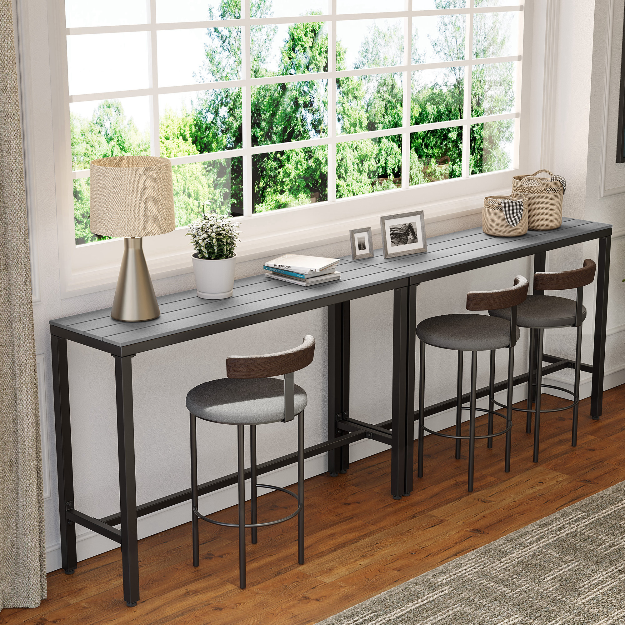 Latitude Run® Indoor & Outdoor Bar Table | Wayfair