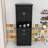 Graisyn Tall Bathroom Cabinet with Integrated Laundry Basket and Adjustable Shelf-1194251924