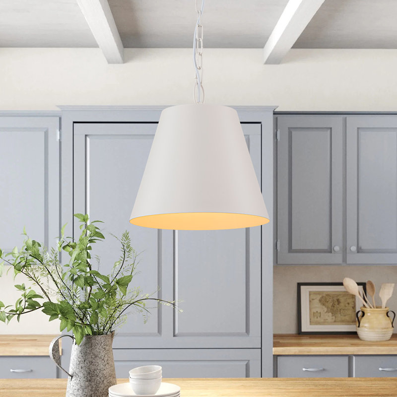 Luminaire suspendu conique moderne à 1 lumière Modern