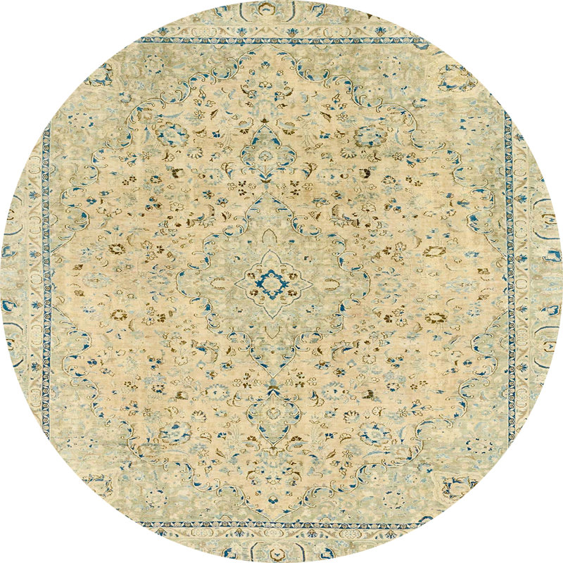 Tapis abstrait moderne 2108, Rond 8 pi