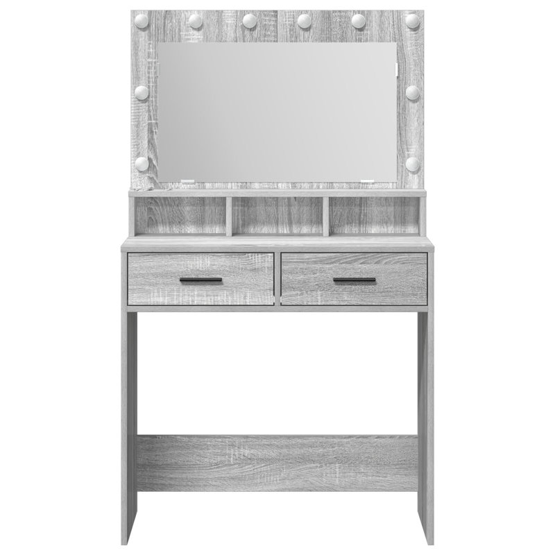 Engineered Wood 79 X 41 X 135 Cm Storage, Grey Sonoma