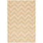 Tapis beige en laine noué à la main-22512547