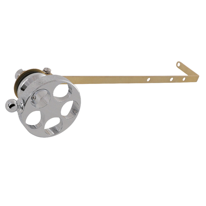 Levier de réservoir de toilette universel Kingston Brass Wendell à montage frontal ou latéral, Chrome poli