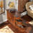 Solid Wood End Table with 2 Storage Drawers, No Assembly Required-194745022
