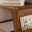 Table d'appoint avec porte-revues helsel