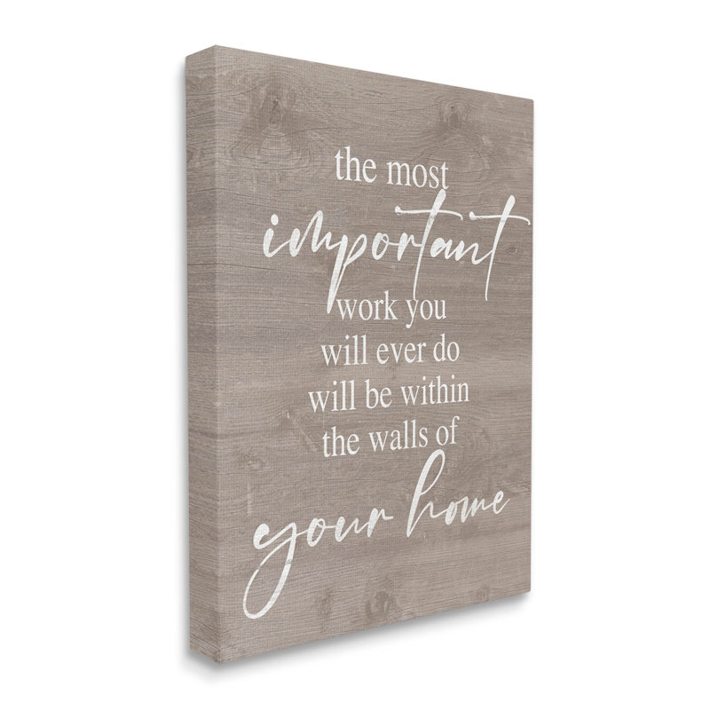 «Most Important Work You Ever Do Expression» par Lil 'Rue, H 40 po x l 30 po x P 1,5 po