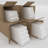 94"H x 1"T PVC Adjustable Slat Wall Panel Kit w/ 3"W Slats, Unfinished (contains 15 Slats)-609132816
