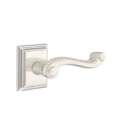 Emtek Privacy Interior Mortise w/ Wilshire Rosette & Rope Lever