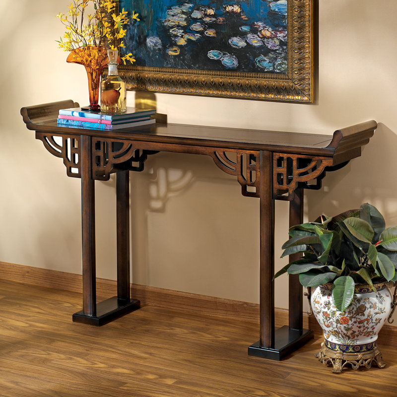 137cm Solid Wood Console Table