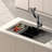 Rotatable Bathroom Faucets With Temperature Display 3 Water Outlet Modes Matte Black