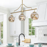 Latitude Run® Montenegro 3 - Light Kitchen Island Linear Pendant | Wayfair