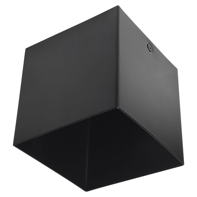 FIX / CUBE / GU10 / BK CUBE DUVÉ NOIR FIXTURE SUNLITE