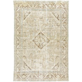 Antique One Of A Kind One-of-a-Kind 8'8" X 11'3" Hand Knotted Area Rug