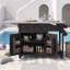 Outdoor Kitchen Island Cart with Extendable Stainless Steel Top, Drawers, Spice Rack and Locking Wheels-138216341