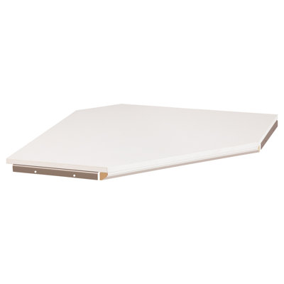 Impressions 28 inch White Corner Shelf Kit