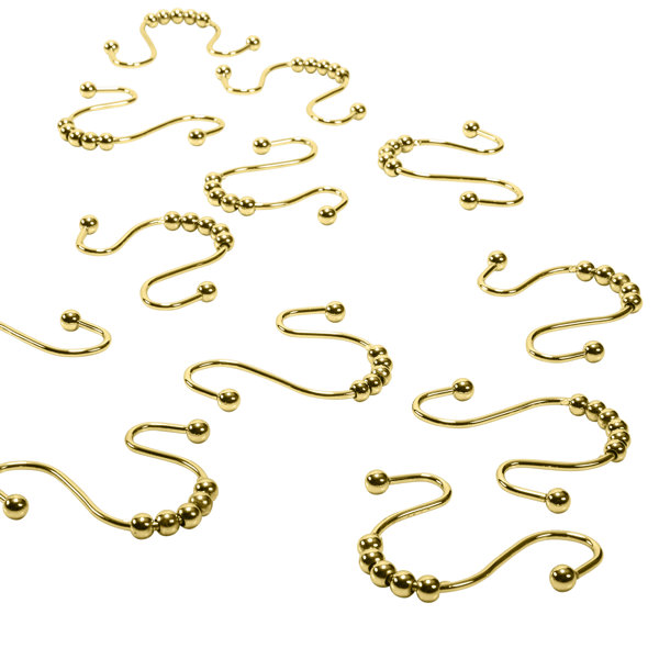 Steel Shower Curtain Hook (Set of 12)