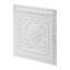 Dalles de plafond en PVC blanc 24 x 24 po (61 x 61 cm), paquet de 12, panneaux géométriques 3D, feuille de PVC lisse pour ossature apparente, résistante aux chocs, surface peignable, facile à découper, style décoratif moderne pour la maison et le bureau.