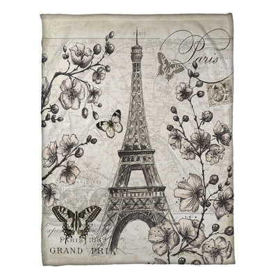Jeté Paris en fleurs Paris en fleurs