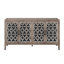 Vintage Wooden Skeleton Door Sideboard
