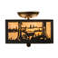Rustic Lodge 2 - Light Flush Mount