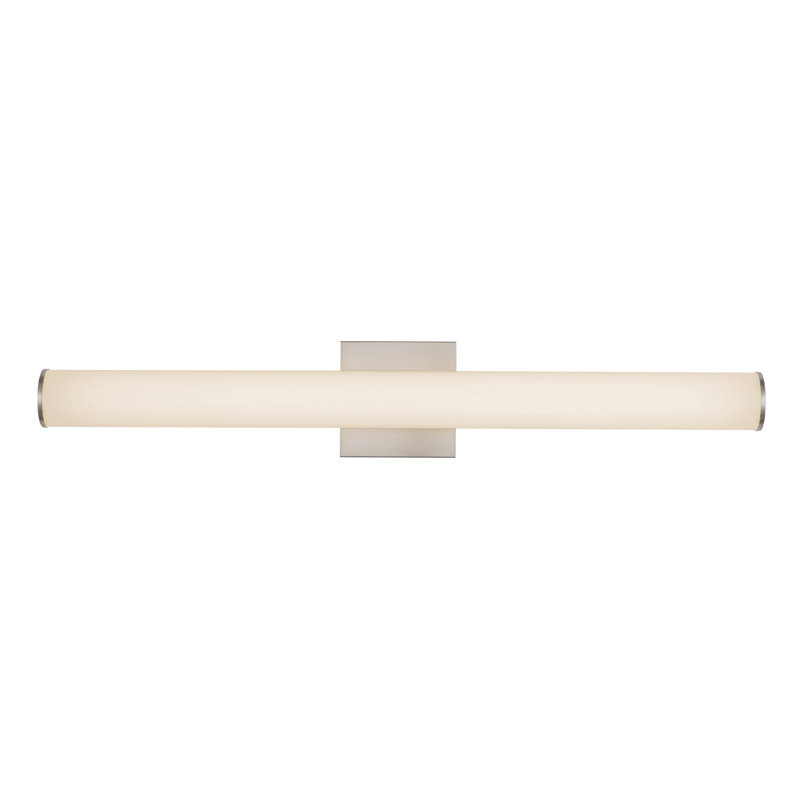 Rico 30-in Black dimmable LED Wall Sconce, Nickel