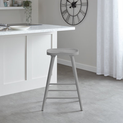 Migdalia Solid Wood Counter Stool