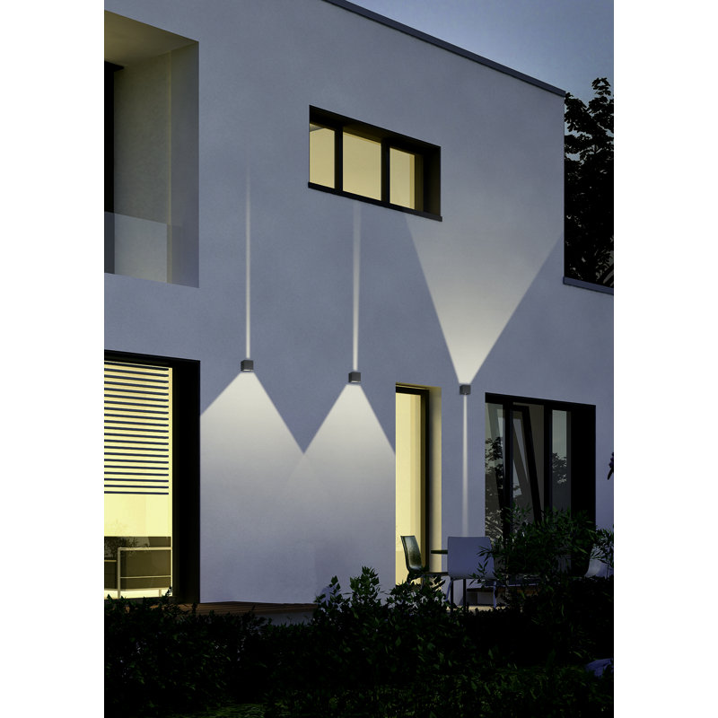 Posell LED Outdoor Wall Light, Anthracite