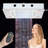 Brushed Nickel LED Rainfall Shower Head For Shower High Pressure Ceiling Mounted 