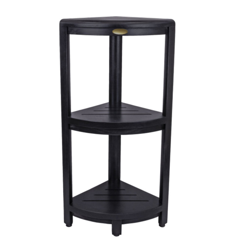 Triangle Corner Shelf, Gray