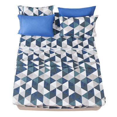Microfiber Geometric Sheet Set