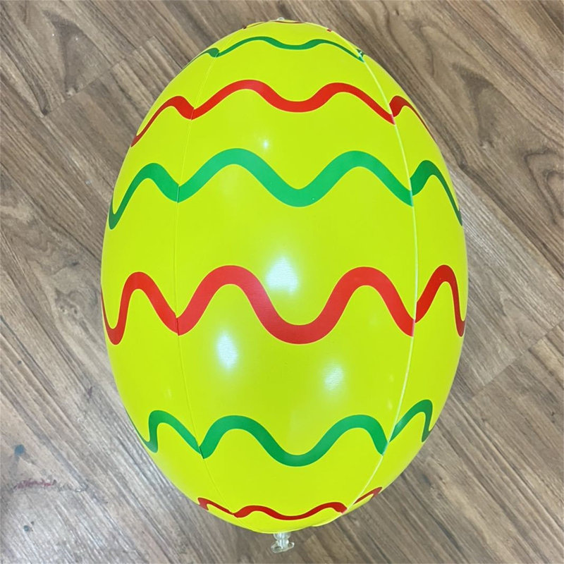 60cm Outdoor Easter Inflatable Decorated Ball Easter Inflatable Ball Easter Courtyard Decorations