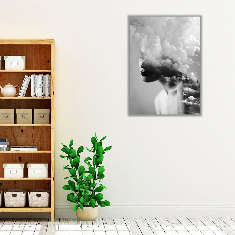 «Cloudy Mind», impression sur toile, H 32 po x l 24 po