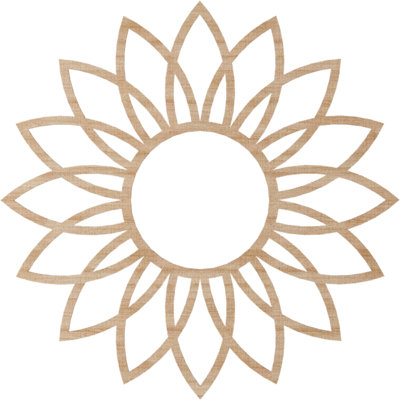 Médaillon de plafond en bois Daisy