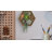 11.41 " H Faux Succulent in Solid Wood Planter
