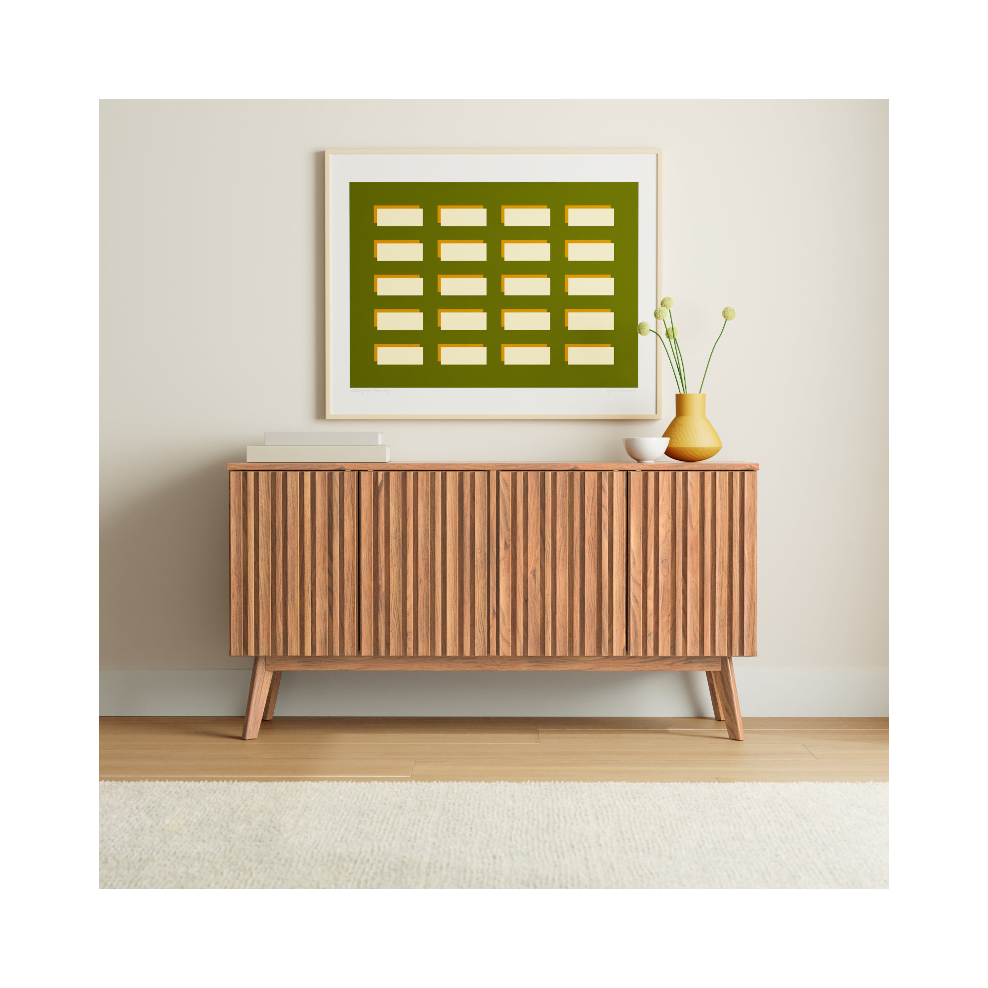 Helena 62'' Media Console, Oak