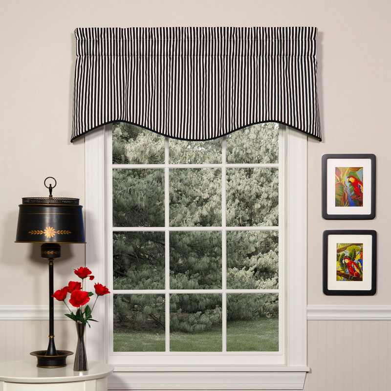 Carrie Traditional Cotton Stripe Winston Valance