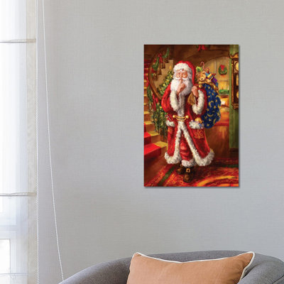 Santa-Staircase by Marcello Corti - Painting on Canvas