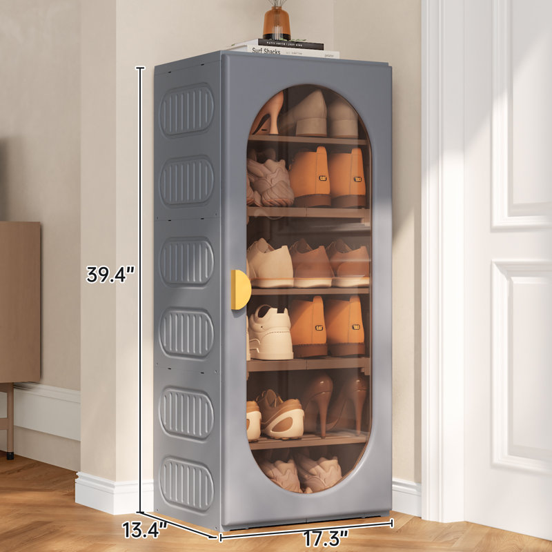 Sreyas Shoe Storage Organizer with Clear Door,12 pairs