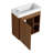 Floating Wall-Mounted Bathroom Vanity with Resin Sink Bathroom Vanity Bathroom Sink Cabinet-100841130