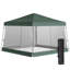 Tente à auvent inclinable avec filet Outsunny-112831249