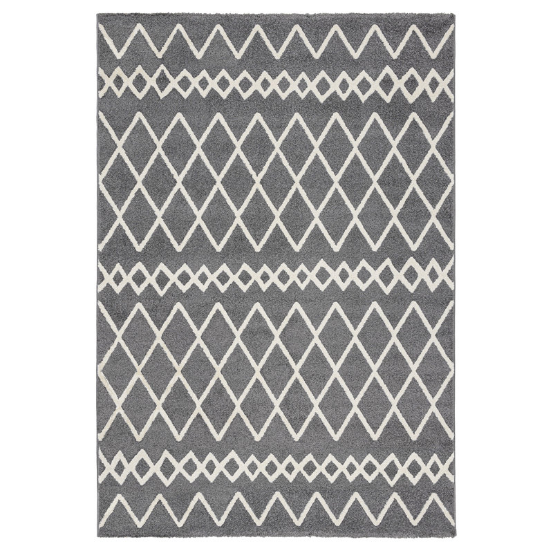 Sonnel Geometric Indoor Rug, Rectangle 6'7" x 9'7"