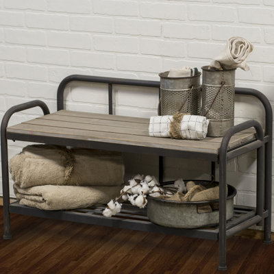 Hallam Metal Storage Bench