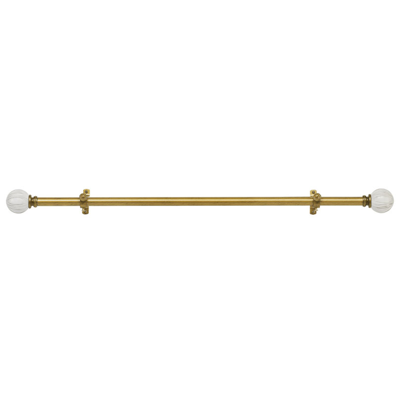 Tringle à rideaux simple Ono, H 1 po x l 48 po x P 1 po