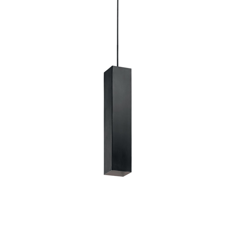 Straughter 1 - Light Cylinder Pendant, Black