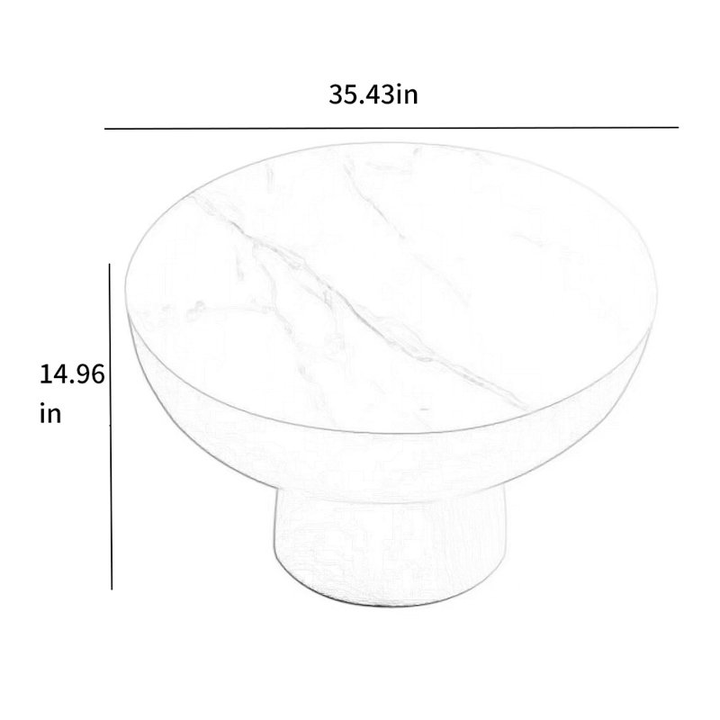 Table basse en fibre de verre
