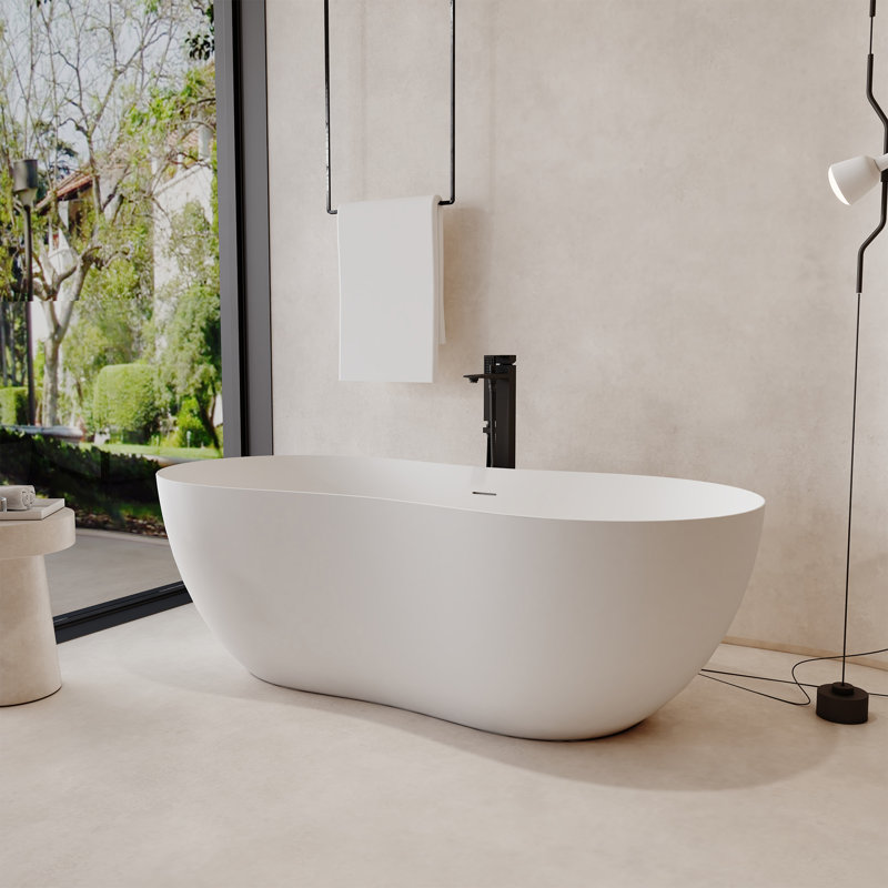 Baignoire autoportante en résine