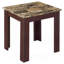 Ensemble de 3 tables basses brunes