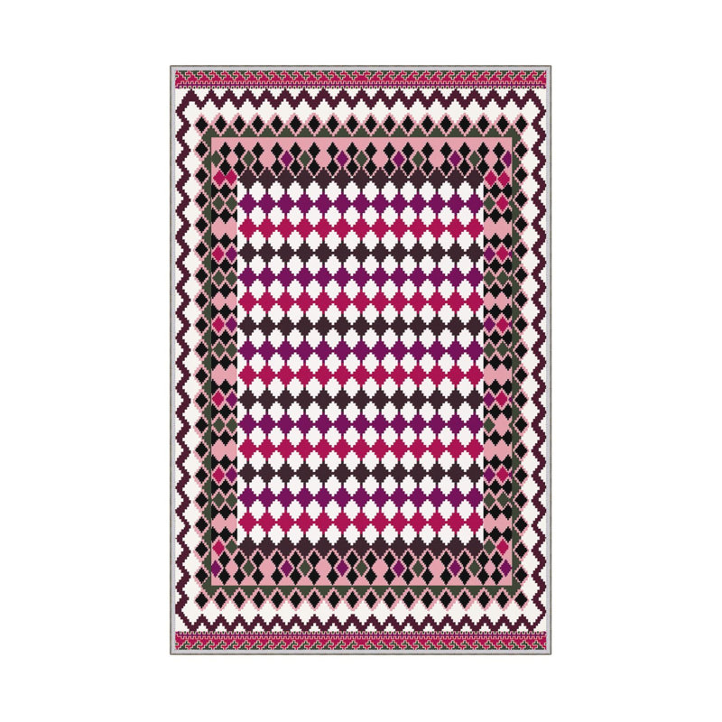 Antibacterial Hall Carpet, 3.3 x 9.8 ft, 100% Polyester, 650 g/m² | Non-Slip PVC Underside, 0.3 in Pile Height | Woven with 3D Digital Printing, Machine Washable, Durable & Stylish for Home Decor
