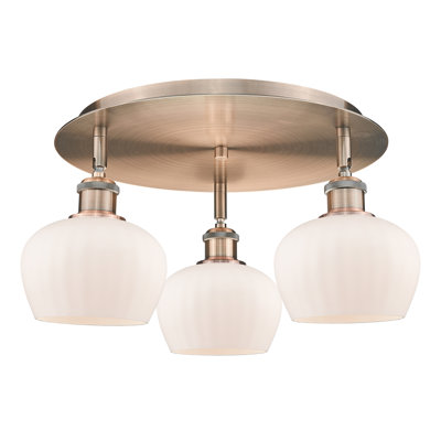 Bergeman Glass Flush Mount